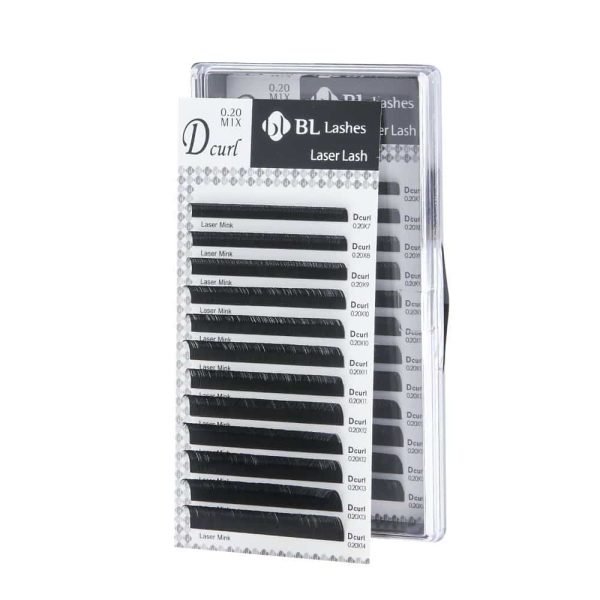 BL Lashes Blink Laser Mink Lash Eyelash Extensions (D-Curl 0.20 MIX)